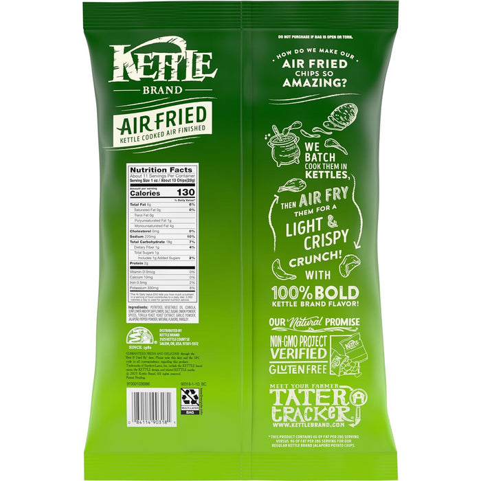 Kettle Brand Chips Air Fried Jalapeno 11.25 OZ