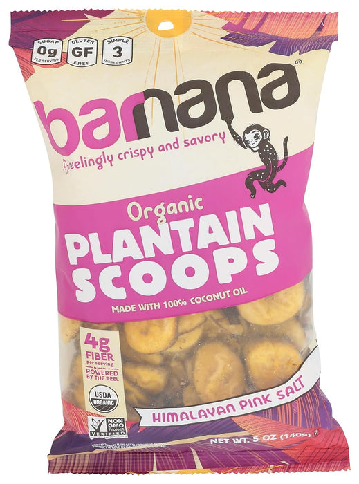 Barnana  Himalayan Pink Salt Organic Plantain Scoops  5 Oz