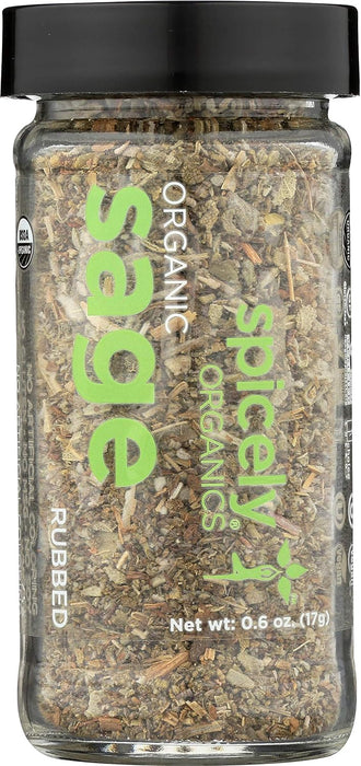 Spicely Organics  Organic Sage  0.4 Oz