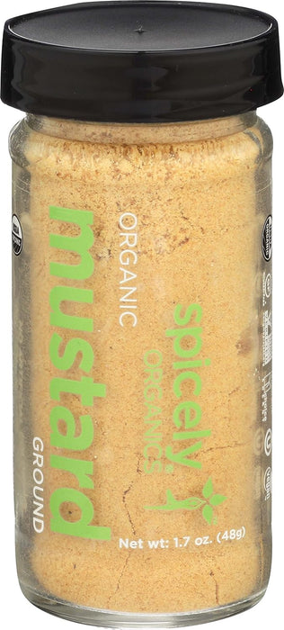 Spicely Organics  Organic Mustard Ground  1.7 Oz