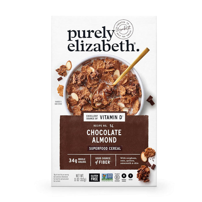 Purely Elizabeth Superfood Cereal Chocolate Almond 11 OZ