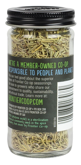 Frontier Nat Prod Co-Op  Rosemary Leaf Organic Whole  1 Each  0.85 Oz