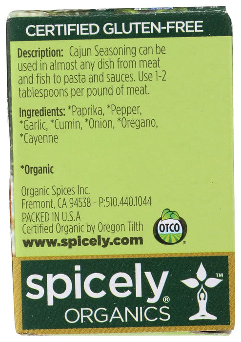 Spicely Organics  Cajon Seasoning  .4 Oz