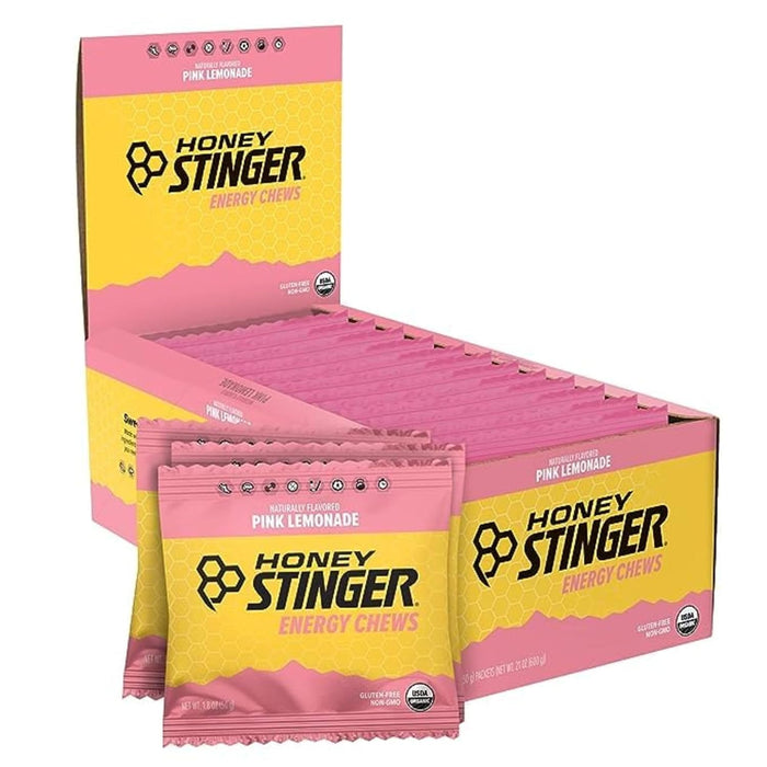 Honey Stinger  Energy Chews Pink Lemonade   1.8 Oz