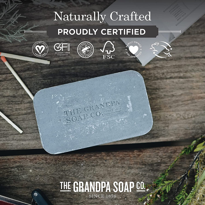 The Grandpa Soap Co.  Charcoal Detoxify Bar Soap  1 Each  4.25 Oz