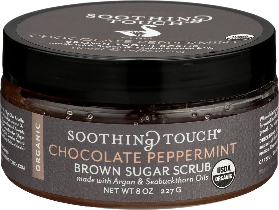 Soothing Touch  Brown Sugar Scrub Chocolate Peppermint  1 Each  8 Oz