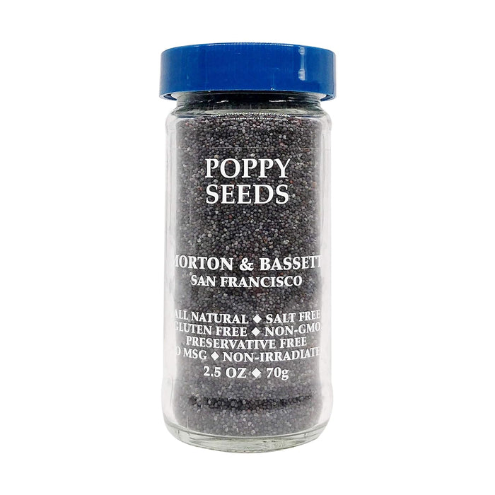 Morton & Bassett  Seasoning Poppy Seeds  2.5 Oz