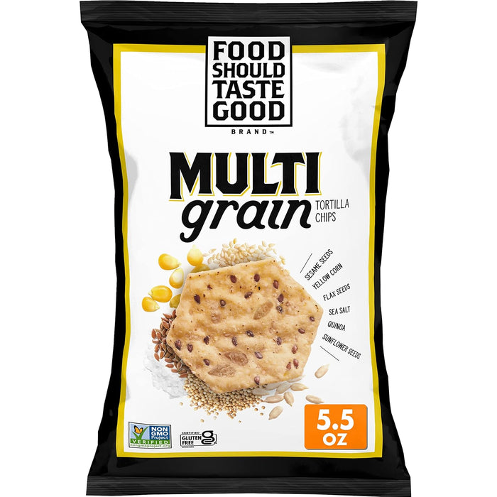 Food Should Taste Good  Multigrain Tortilla Chips Multigrain  5.5 Oz