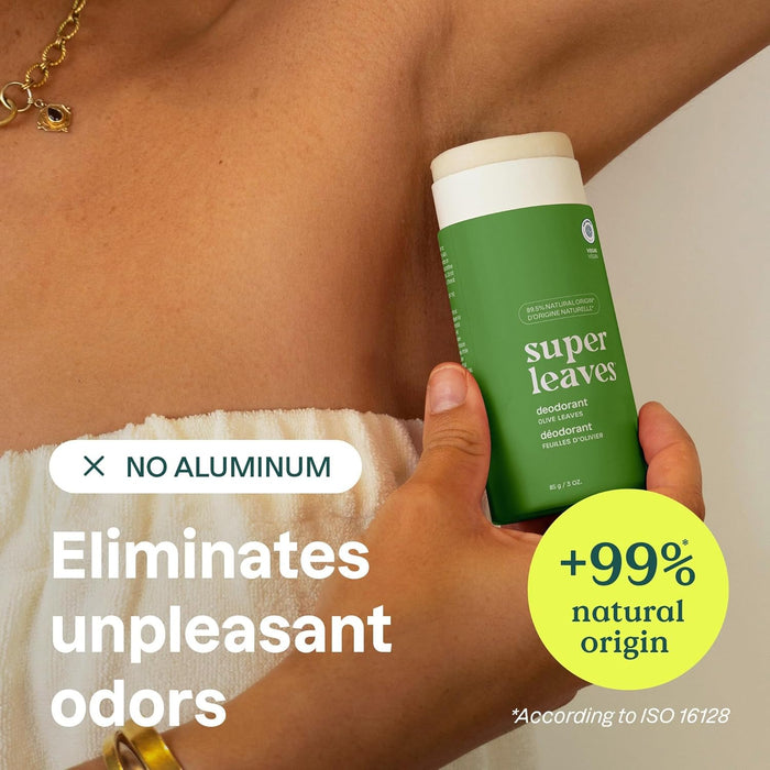 ATTITUDE Plastic-Free Deodorant Olive Leaves 3 Ounces