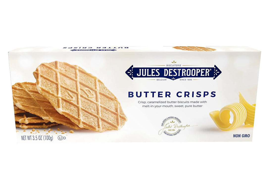 Jules Destrooper  Butter Crisps  3.5 Oz