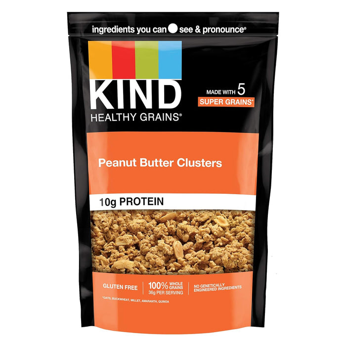 Kind  Healthy Grains Peanut Butter Whole Grain Clusters   11 Oz