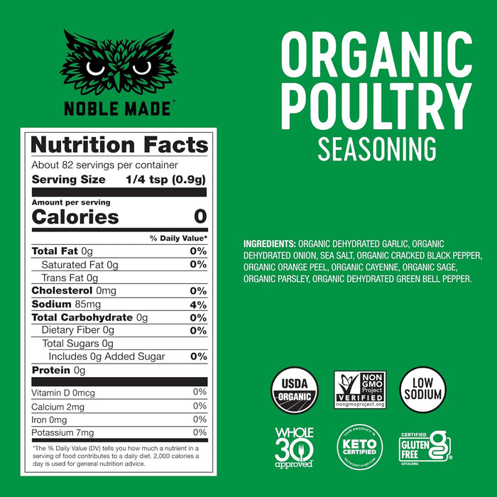 Noble Made Seasoning Og2 Poultry 2.6 OZ