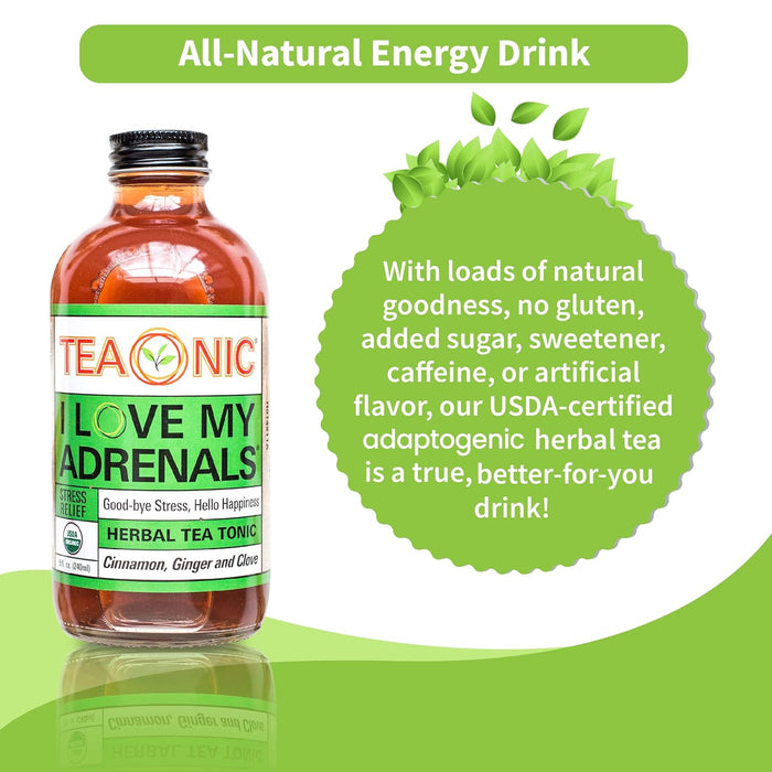 Teaonic  Herbal Tea Tonic I Love My Adrenals  8 Fl Oz