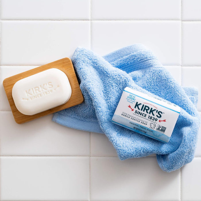 Kirk'S  Castile Bar Soap Original Fresh Scent  1 Each  4 Oz