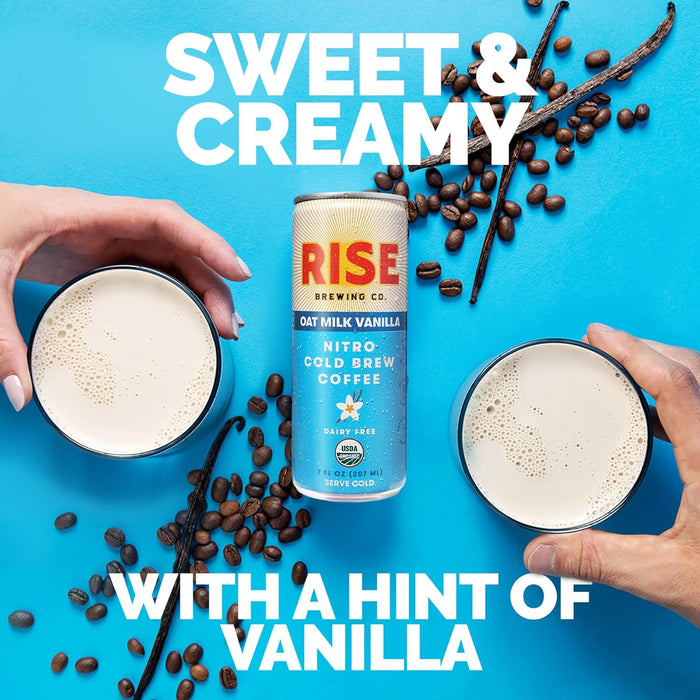 Rise Brewing Roasted Cold Brew Vanilla Coffee 7 oz