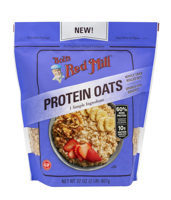 Bob`s Red Mill Oats Protein Gf Rolled 32 OZ