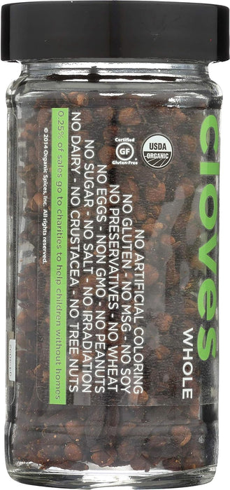 Spicely Organics  Organic Cloves Whole  1.1 Oz