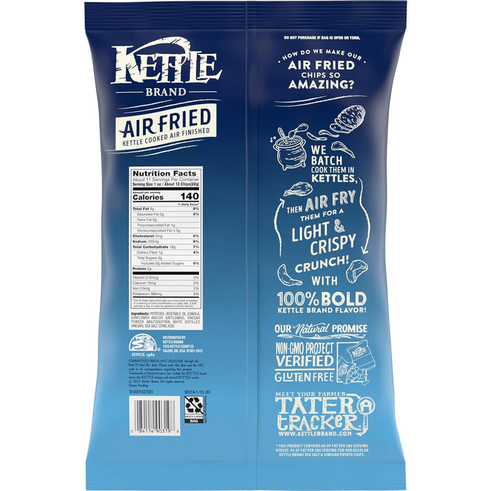 Kettle Brand Chips Air Fry Sea Salt and Vinegar 11.25 OZ