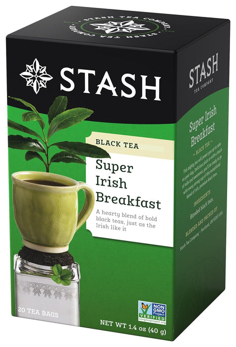 Stash Tea  Black Tea Super Irish Breakfast Bags  20 Bag