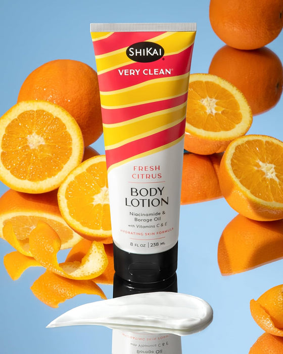 Shikai  Very Clean Body Lotion Fresh Citrus  1 Each  8 Oz