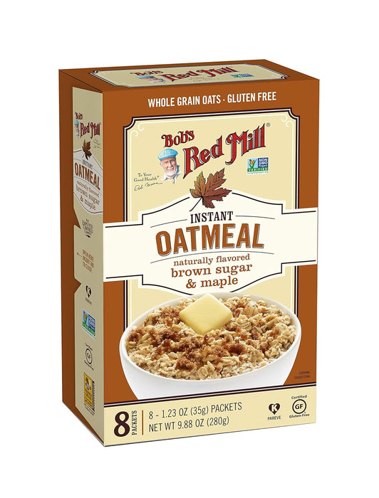 Bob'S Red Mill  Instant Oatmeal Gluten Free Pkt Bsgr Maple   9.88 Oz