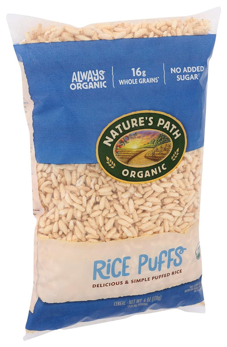 Nature'S Path  Organic Rice Puffs Cereal   6 Oz