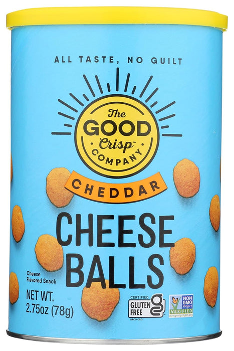 The Good Crisp  Cheese Balls Cheddar  2.75 Oz