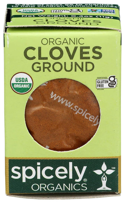 Spicely Organics  Organic Cloves Ground  .4 Oz