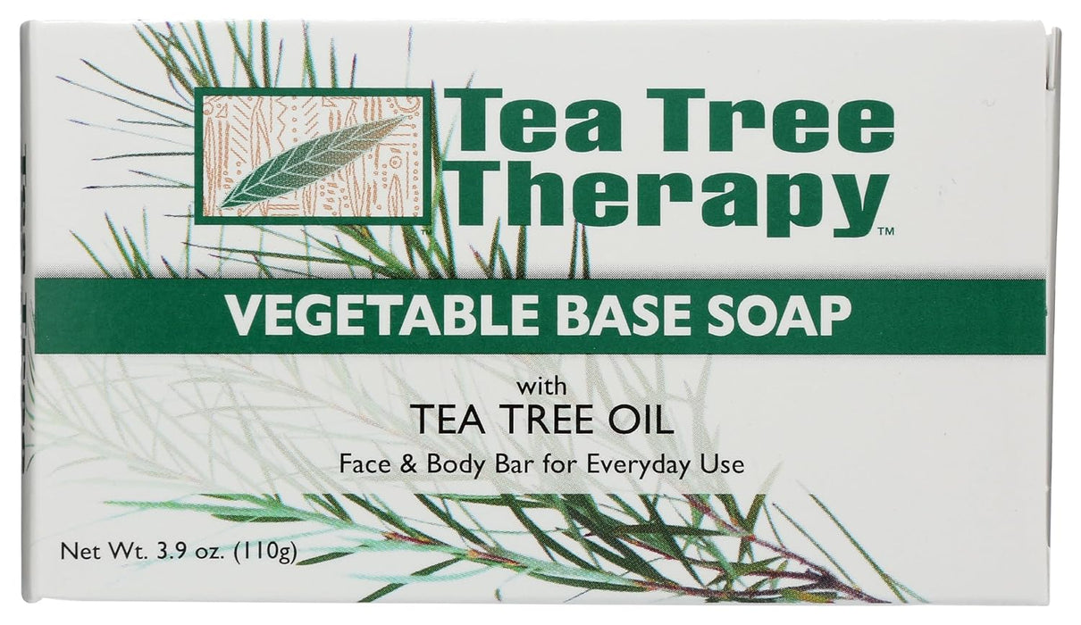 Tea Tree Therapy Vegetable Base Soap With Tea Tree Oil 3.9 Oz