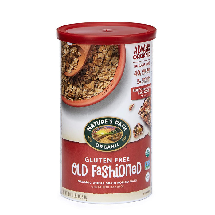 Nature'S Path  Organic Gluten Free Old Fashioned Oats   18 Oz