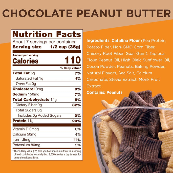 Catalina Crunch  Cereal Chocolate Peanut Butter   9 Oz