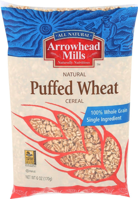 Arrowhead Mills  Natural Puffed Wheat Cereal   6 Oz