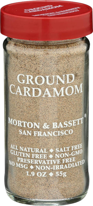 Morton & Bassett  Seasoning Ground Cardamom  1.9 Oz