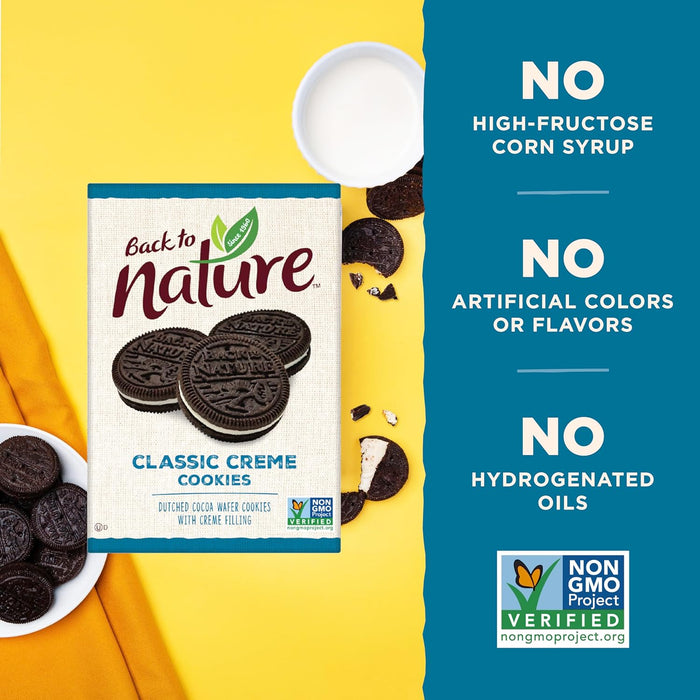 Back To Nature  Classic Creme Cookies  12 Oz