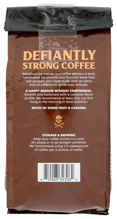 Death Wish Coffee  Organic Ground Coffee Medium Roast   10 oz