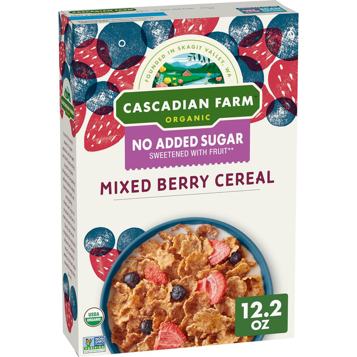 Cascadian Farm  Organic Mixed Berry Cereal   12.2 Oz