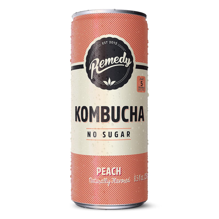 Remedy Kombucha Peach 11 Fl oz.