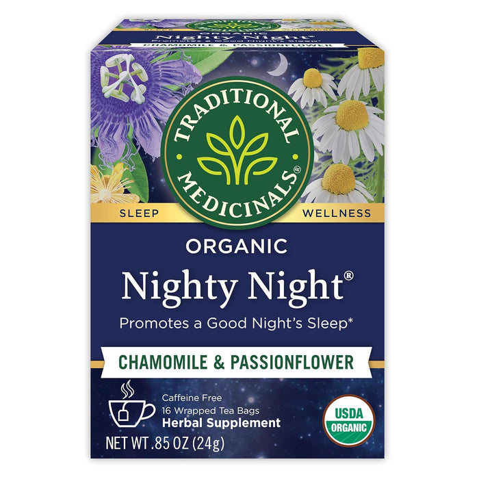 Traditional Medicinals  Organic Nighty Night Herbal Tea  16 Ct