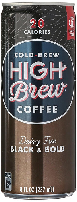 High Brew  Cold Brew Coffee Black & Bold   8 oz