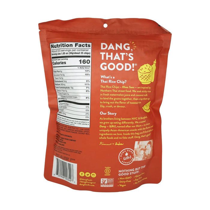 Dang  Sticky Rice Chips Sriracha  3.5 Oz