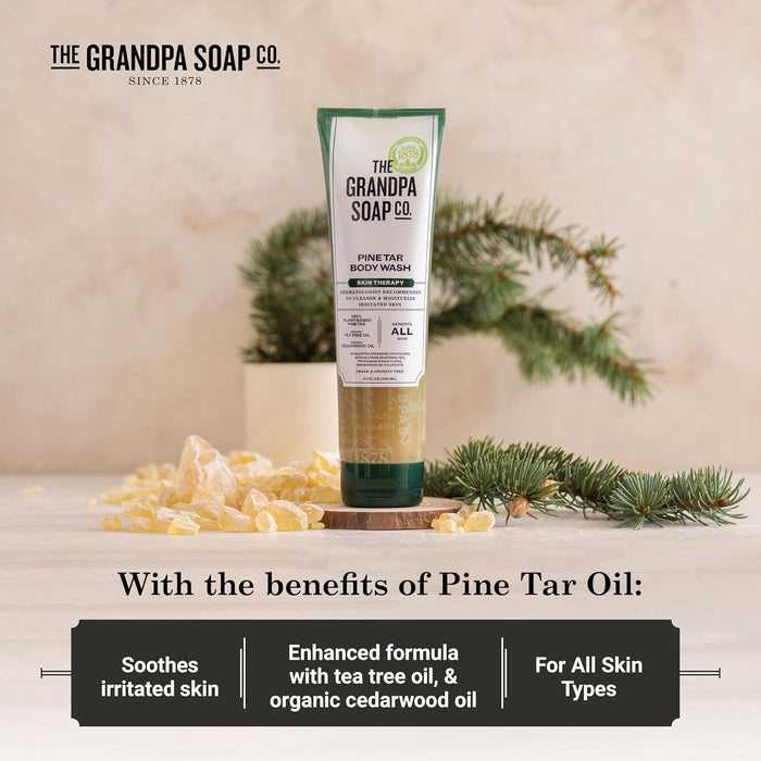 The Grandpa Soap Co.  Pine Tar Body Wash  1 Each  9.5 Oz