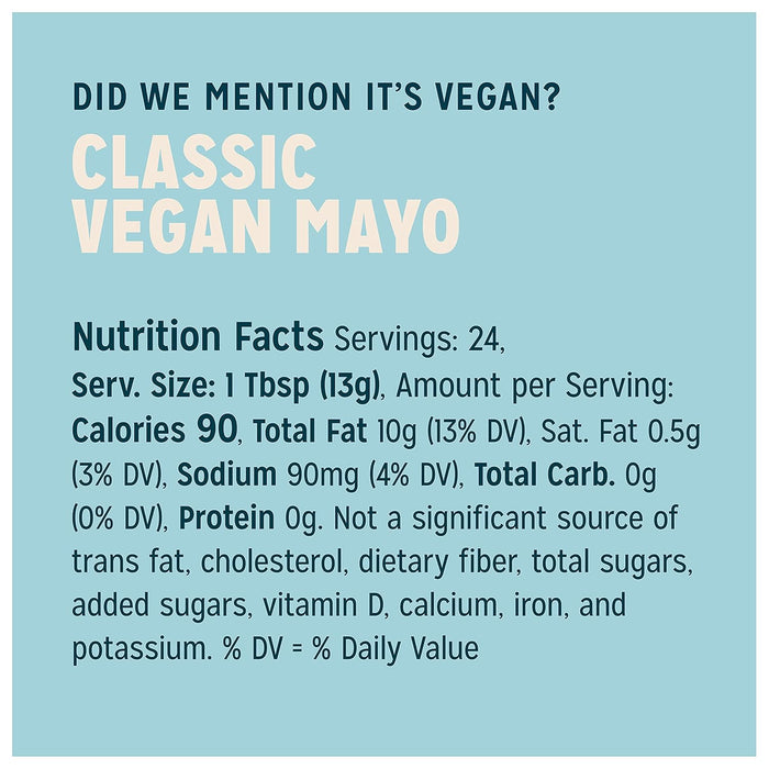 Sir Kensington's Classic Vegan Mayo 12 oz