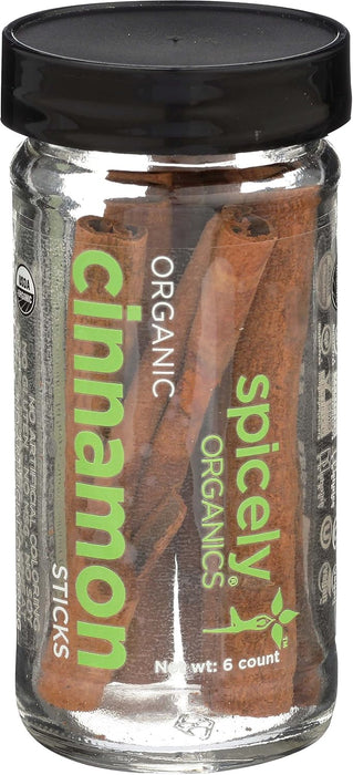 Spicely Organics  Organic Cinnamon Sticks  6 Ct