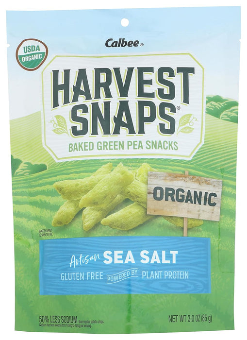 Harvest Snaps Crisps Og2 Sea Salt 3 OZ