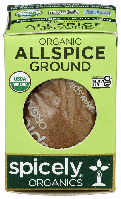 Spicely Organics  Organic Allspice Ground  .45 Oz