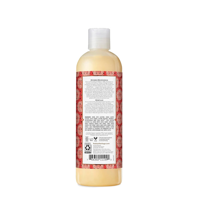 Nubian Heritage  Coconut And Papaya Body Wash Bottle  1 Each  13 Fl Oz