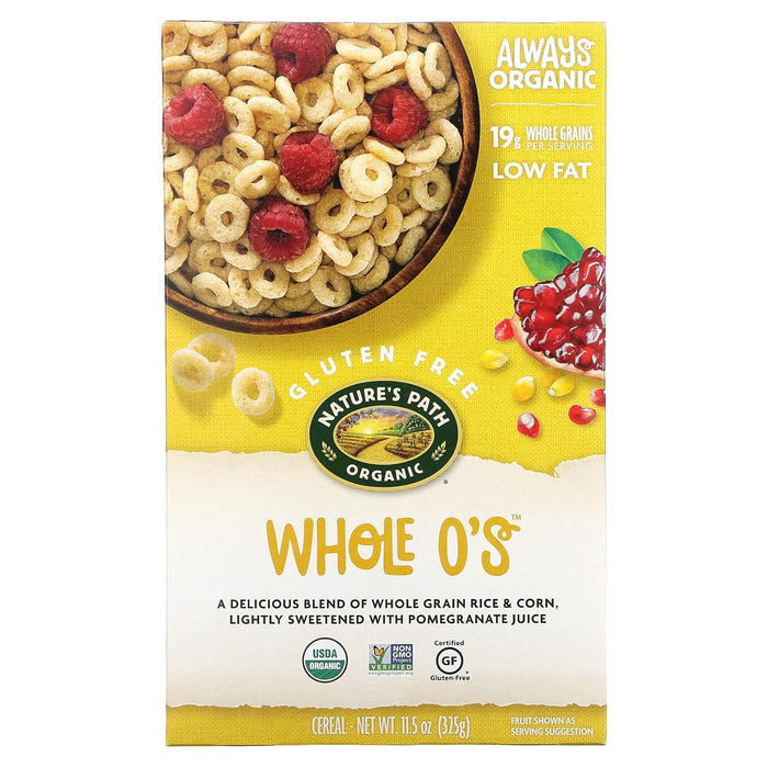 Nature'S Path  Organic Gluten Free Whole O'S Cereal Box   11.5 Oz