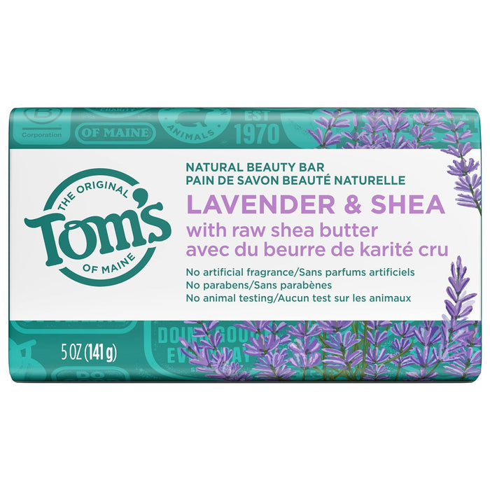 Tom'S Of Maine  Beauty Bar Soap Lavender Tea Tree  5 Oz