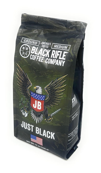 Black Rifle Coffee Company Just Black Medium Roast Ground Coffee 12oz