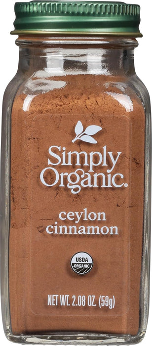 Simply Organic  Ground Ceylon Cinnamon  2.08 Oz